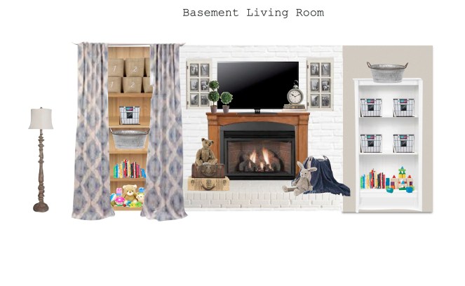 Morris Basement Living Room