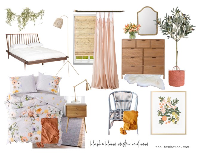 Blush and Bloom Master Bedroom